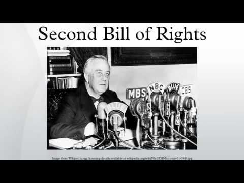 FDR 2nd Bill of Rights Speech